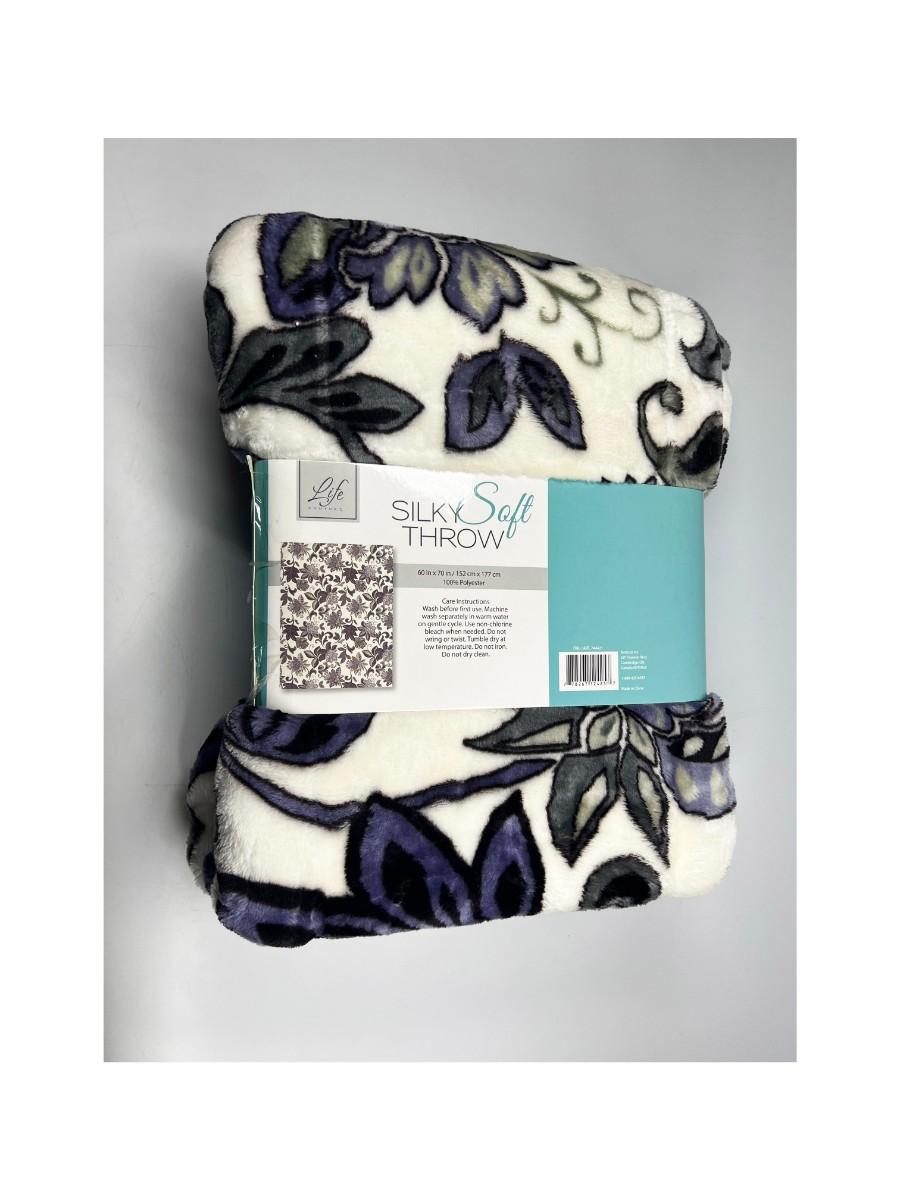 New Life Comfort Silky Soft Polyester Blanket Throw