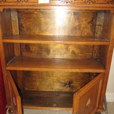 Oak Book Cabinet