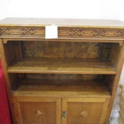 Oak Book Cabinet