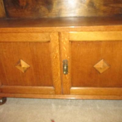 Oak Book Cabinet