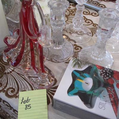 Assorted Candles & Candleholders