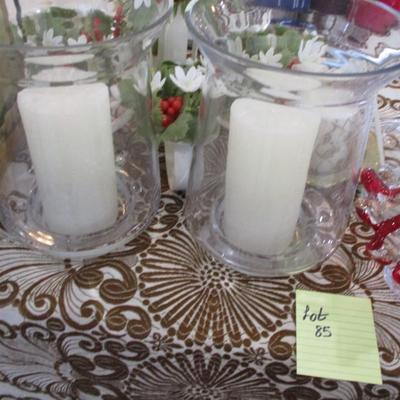 Assorted Candles & Candleholders
