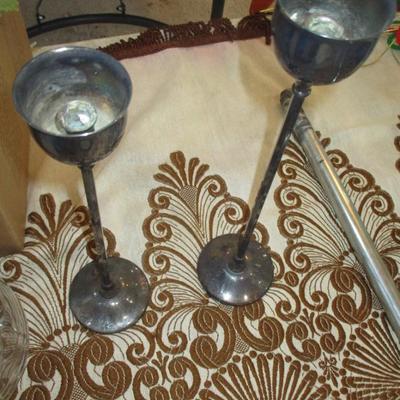 Assorted Candles & Candleholders