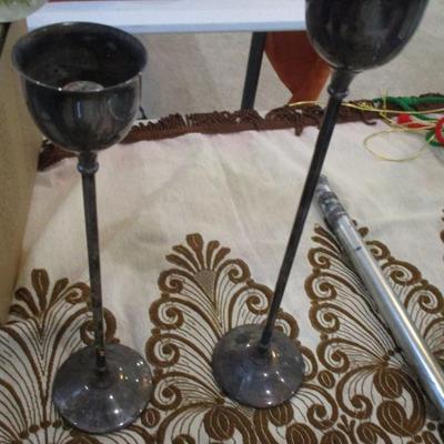 Assorted Candles & Candleholders