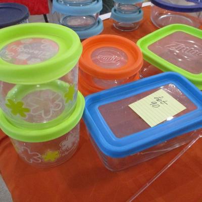 Glass Storage Containers w/lids