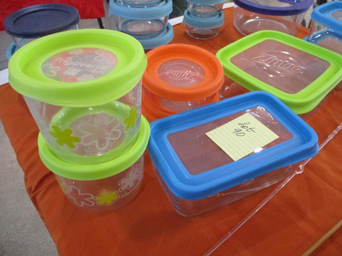 Glass Storage Containers w/lids