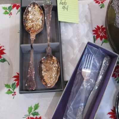 Assorted Silverplate Servers