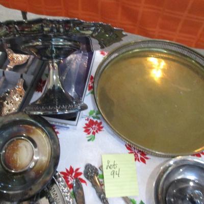 Assorted Silverplate Servers