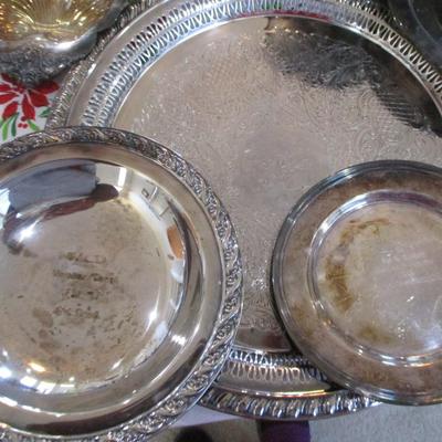 Assorted Silverplate Servers