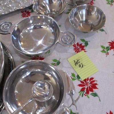 Holland Boone Pewter Serving Pieces