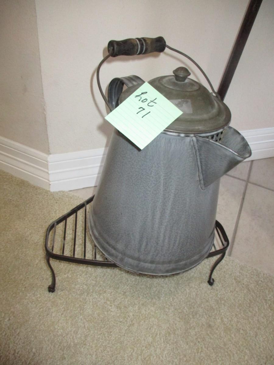 Vintage style coffee pot