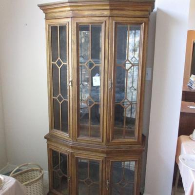 Lighted China Cabinet