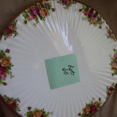 Cake Platter--Old Country Rose Royal Albert Bone China