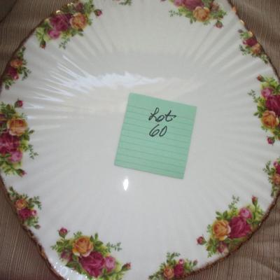 Cake Platter--Old Country Rose Royal Albert Bone China