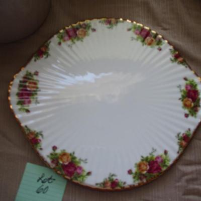 Cake Platter--Old Country Rose Royal Albert Bone China