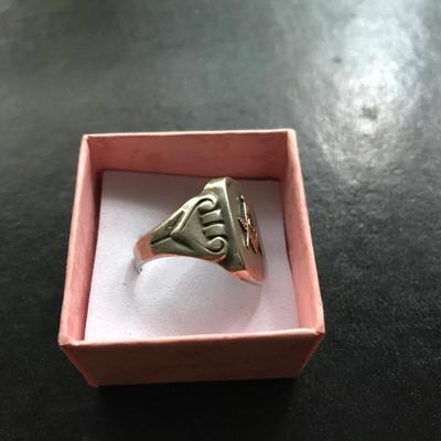 MASONIC GOLD AND SILVER RING