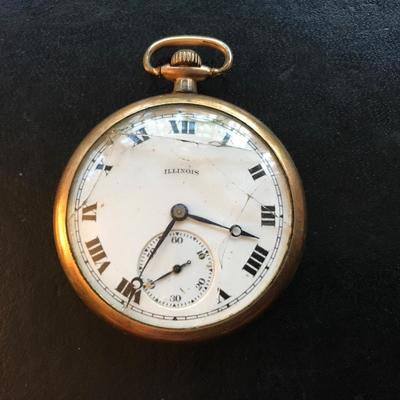 ANTIQUE ILLINOIS POCKET WATCH
