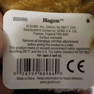 " Gund's Mr. Hagen Teddy Bear..