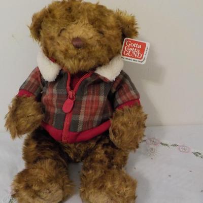 " Gund's Mr. Hagen Teddy Bear..