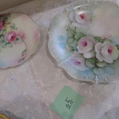 Cobalt Rosengold Demitasse/Haviland Decorative Plate