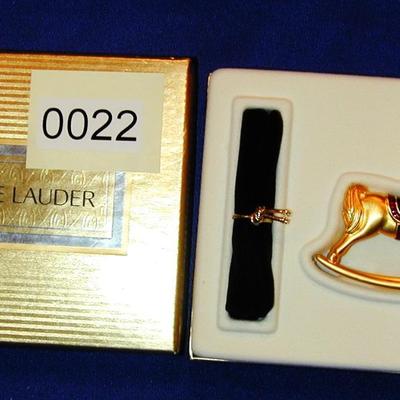 Estee Lauder White Linen Rocking Horse Solid Perfume Compact Lot 22