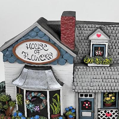 Brandywine Collectibles Stone cast House of Flowers