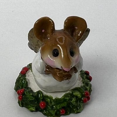 Wee Forest Folk Pagent Angel with Holly M-145b