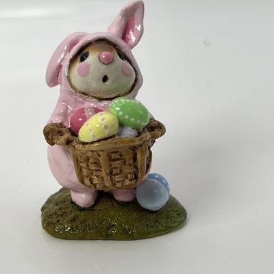 Wee Forest Folk Easter Bunny Mouse M-052