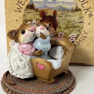 Wee Forest Folk Beddy Bye Mouse M-069