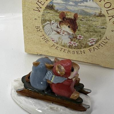Wee Forest Folk Little Sledder M-085