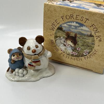 Wee forest folk snow mouse and friends M â€“ 084