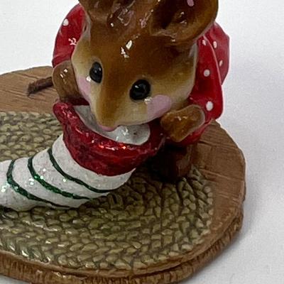 Wee Forest Folk Chris-mouse stocking  M-152