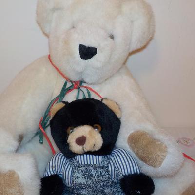 Large Vermont Teddy Bear and Play by Play.