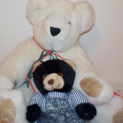 Large Vermont Teddy Bear and Play by Play.