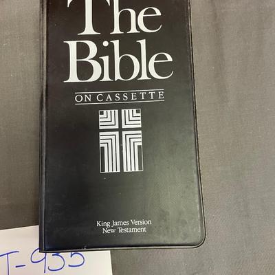 The Bible cassette tapes and 3 vcr  movies