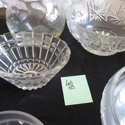 Glass/Crystal Bowls/Candy Dishes