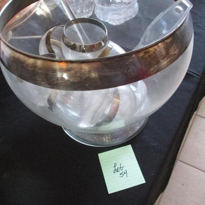 Punch Bowl & Cups