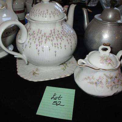 Various Teapots--Lefton, Empress