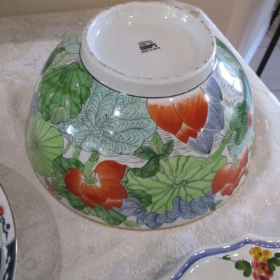 Gump's Painted bowl. Decorative plates/bowls