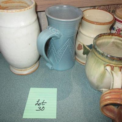 Handmade Pottery Mugs