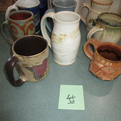 Handmade Pottery Mugs