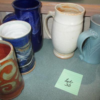Handmade Pottery Mugs