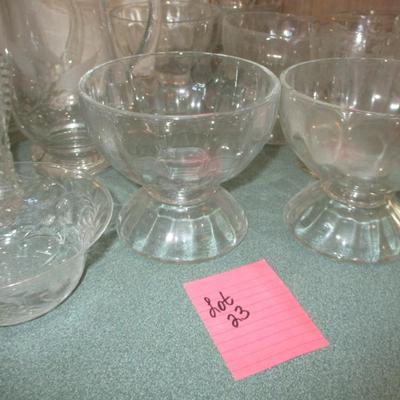 Crystal Bowls/Etched Glass