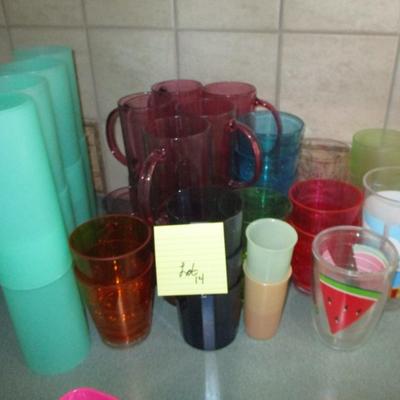 Assorted Plastic Cups