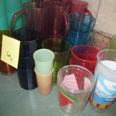 Assorted Plastic Cups