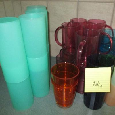 Assorted Plastic Cups