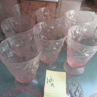 Vintage Pink Glassware