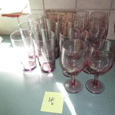 Purple Glassware