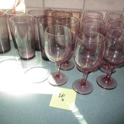 Purple Glassware