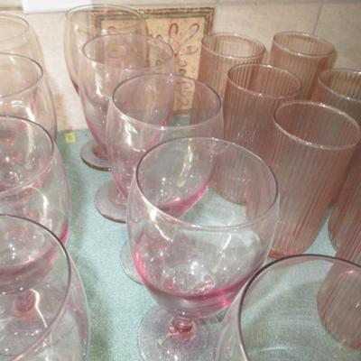 Pink Glassware